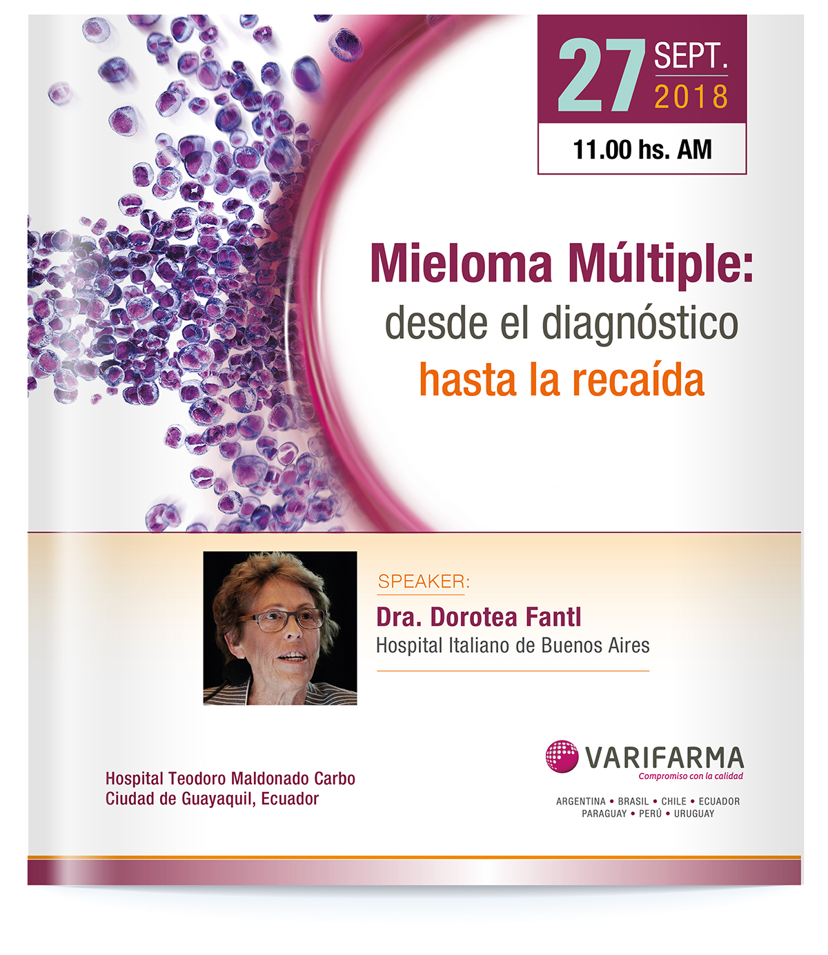 SIMPOSIO MIELOMA MÚLTIPLE EN GUAYAQUIL, ECUADOR